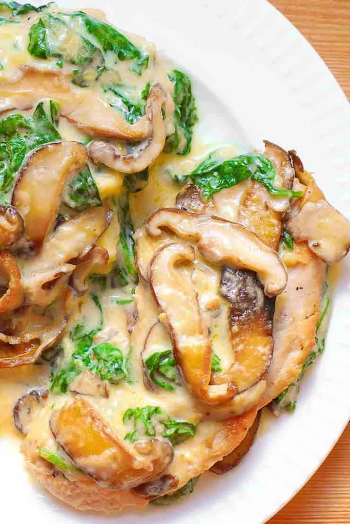 Chicken with Spinach and Mushrooms 2 683x1024